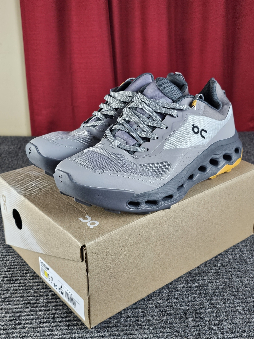 Men's On Cloud Horizon 2 Running Shoes Gray New Runnung Trail Hiking
